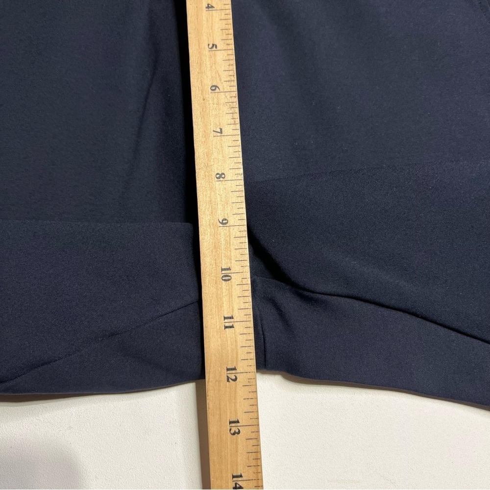 2 Pair Melanie Lyne Pull-on Ponte Kayla Pants Navy And Black - Picture 4 of 5